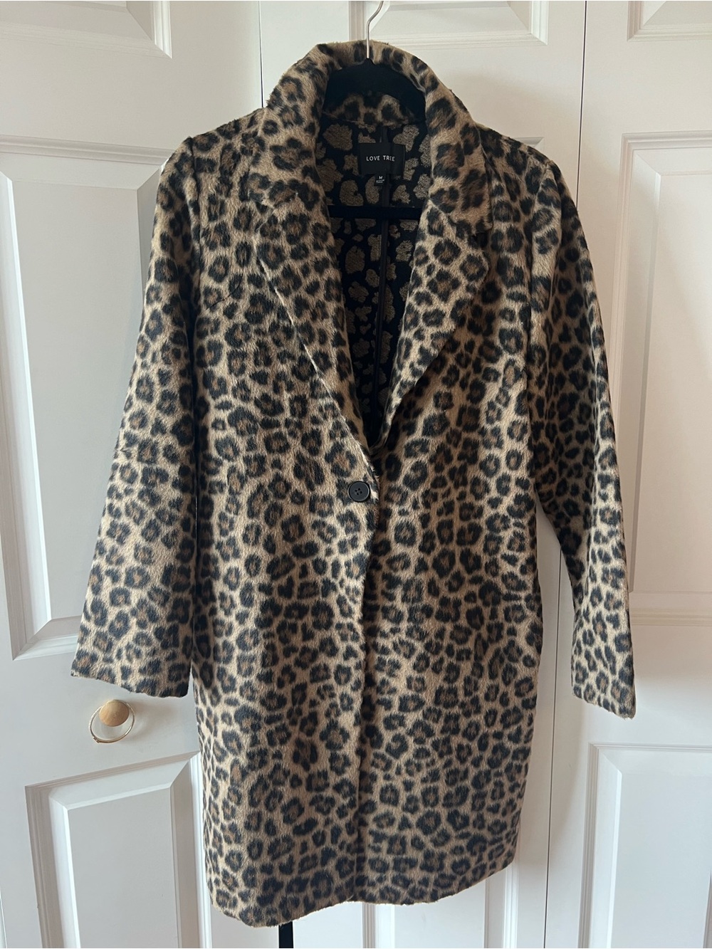 Love Tree Leopard Print Jacket
